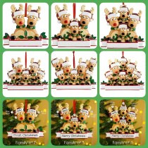 クリスマスオーナメントヘラジカ樹脂クリスマスツリーペンダントChristmasOrnament