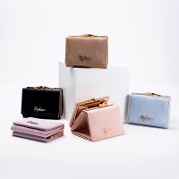 レディース財布、ハイエンド、ショート、シンプルでファッショナブルなベルベットクラッチバッグ、小銭、IDカードホルダー卸売