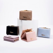 レディース 財布 、ハイエンド、ショート、シンプルでファッショナブルなベルベットクラッチバッグ、小銭、IDカードホルダー卸売