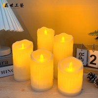 LEDシミュレーションエレクトロニックキャンドルライトはヘッドリモコンの雰囲気の雰囲気を揺さぶるキリングルームエスケープコンサート装飾小道具