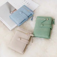 女性の財布新しい韓国スタイル小銭入れ折りたたみ多機能ハイエンドジッパーバッグ卸売