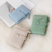 女性の財布新しい韓国スタイル小銭入れ折りたたみ多機能ハイエンドジッパーバッグ卸売