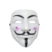 ハロウィーンマスクv-エネミー、殺人チームのソース、メーカーの卸売パーティーサプライズコスプレホラーv - キャラクターマスク