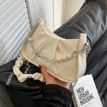 フレンチニッチデザインクラウドバッグ女性のための 2024 新しいファッションプリーツ脇の下バッグデザイン多目的クロスボディバッグ