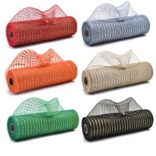 高品質ネギシルク PP メッシュクリスマスツリー装飾メッシュホリデー DIY ガーランドフラワー包装メッシュ