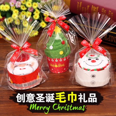 クリスマスクリエイティブタオルギフトボックス刺繍子供のギフト漫画人形ギフトイベント顧客に送信プロモーション特典