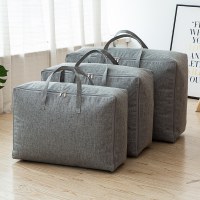 厚手の綿キルト収納袋、衣類収納袋、家庭用特大バッグ、引越しバッグ、衣類荷物梱包袋