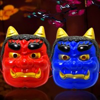 日本スタイルの獣ハロウィーン日本語はプラジナマスクマスクタトゥーショップ料理寿司店の装飾をすることができます