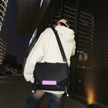 ラップトップバッグ、手持ちクロスボディバッグ、ゲームノートブック、大容量ワンショルダー学生トレンディなポストマンクロスボディバッグ