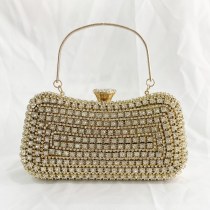 女性用ダイヤモンド付きディナーバッグ、手に持った小さなドレスバッグ、宴会バッグ、レトロなチャイナドレスハンドバッグ