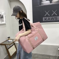 人気のオックスフォード布防水収納バッグ、ポータブルトラベルバッグ、折りたたみ式衣類収納バッグ、短距離荷物バッグ、ホットスタイル