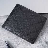 新しいメンズ財布、メンズショートウォレット、ユースファッションダイヤモンドパターンマルチカードスロット大容量小銭入れソフトウォレット