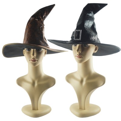 ハロウィン魔女の帽子頭飾りウィザードハットウィザードハットハリーポッターの帽子とんがり帽子レトロナイトハット