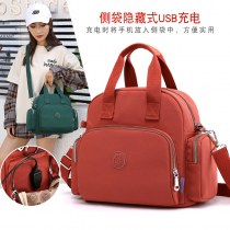 バッグ女性の新しいファッションカジュアルバックパックシングルショルダー多目的バックパック隠し USB 充電バックパック