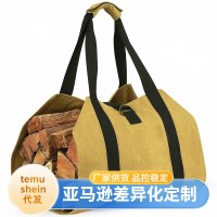 薪収納袋薪キャンプ屋外伐採バッグキャリング収納袋木製オックスフォードバッグコレクション