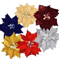 クリスマス リース装飾アクセサリー赤いドライフラワー 25 造花造花家の装飾クリスマスの花