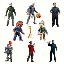 クリスマスペンダントアクリルフラットバックミラー興味深い創造的なパーソナライズされた個人的な装飾品装飾ショック