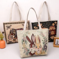 新しい両面ゴールドシルクジャカード刺繍象カップルショルダーバッグ家庭教師バッグ通勤バッグ脇の下バッグ
