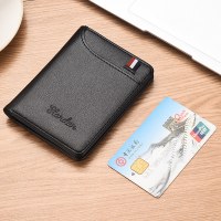 超薄型メンズ財布メンズ縦型小型財布運転免許証ユースミニ学生小銭入れカードホルダー