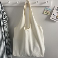 女子大生通学用バッグ、ベストバッグ、ニッチな文学芸術的ショルダーバッグ、大容量キャンバスバッグ、無地バッグ