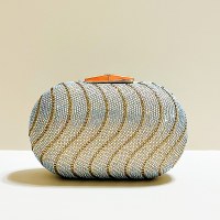 ファッショントレンドフルダイヤモンドディナーバッグハンドバッグホットダイヤモンドレディースバッグハイエンドバンケットバッグバッグ