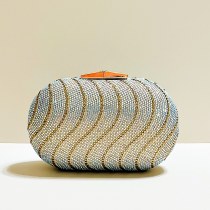 ファッショントレンドフルダイヤモンドディナーバッグハンドバッグホットダイヤモンドレディースバッグハイエンドバンケットバッグバッグ