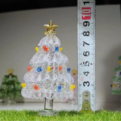 新しいクリスマスツリークリスマス装飾オーナメント家庭用大中小インターネット有名人釉薬ガラス中空クリエイティブホーム