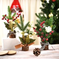 クリスマス ツリーの装飾つまらないものウィンドウ ミニ クリスマス ツリー ギフトクリスマス デスクトップ小さなクリスマス ツリーの装飾