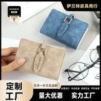 多機能レトロカードホルダー、女性用マルチカードスロットカードホルダー、キュート、フレッシュ、運転免許証を収納可能、女子学生レザーケース