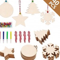 クリスマスツリーアクセサリー手作りクリエイティブ DIY 木製工芸品クリスマスホリデーペンダントアメリカンホームデコレーション小道具