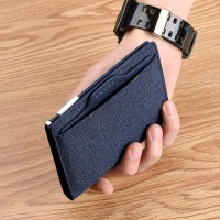キャンバス財布 メンズ ショートウォレット 運転免許証財布 卸売小売 小銭入れ ギフトボックス付き