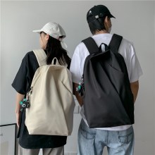 ショルダーナイロン無地バックパック 2023 秋の新カジュアル個性シンプルなバックパックカレッジスタイルのバックパック