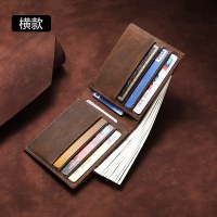 メンズ ショートウォレット レトロ 本革 多機能 長財布 カード入れ