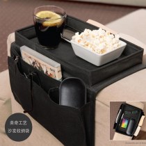 ソファ収納袋、ソファ肘掛け収納吊り袋、ソファ肘掛けリモコン収納袋、怠け者