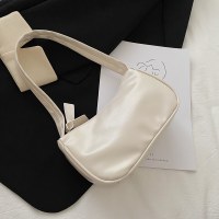 フレンチニッチバッグ女性の紫脇の下バッグ 2020 新インインターネットセレブレトロバゲットバッグショルダーハンドバッグ