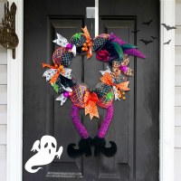 新しいハロウィーンドアホットセラーフェスティバルデコレーションハロウィーンフラワーリング