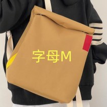 新しいスタイルのパーソナライズされたクリエイティブスクールバッグ大容量大学生クラスの通勤バッグファッショナブルな男性と女性の紙バッグ
