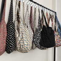 韓国のキャンバスバッグヒョウ柄花柄ショルダーバッグ布バッグ
