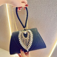 新しいラインストーンスパークリングセレブ宴会ハンドバッグ女性のレトロダイヤモンドハンドバッグショルダークロスボディディナーパーティー