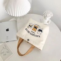 帆布バッグ、コンパクトで多用途なハンドバッグ、女子学生のお弁当バッグ、OL向けのシンプルなハンドバッグ