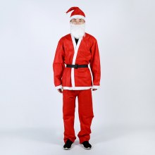 クリスマス男性と女性の服不織布サンタクロース服大人服ハイエンドゴールドベルベットクリスマススーツ卸売