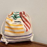 巾着巾着収納袋、シンプルな旅行用パッキングバッグ、携帯用の小さな化粧品袋