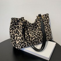 秋冬の大 容量 バッグ 2023 新作バッグレディースバッグインクロスボディバッグヒョウ柄ショルダーバッグトートバッグ