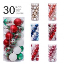 クリスマス装飾 6 センチメートル/30 個透明ボールクリスマスボールセットクリスマスツリーペンダント