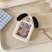 漫画かわいい子犬ぬいぐるみカードホルダー韓国インスタイルポラロイドスター追いかけアイドルカードディスプレイペンダント