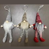 新しいクリスマスペンダント装飾ホリデーツリーペンダント顔のない人形ドワーフ老人クリスマス小さなペンダント