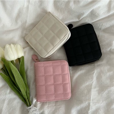 シンプルな小さな財布〜インスタイルレトロレディースモデル小さくて絶妙なシンプルなミニ大学生カードホルダー財布小銭入れ