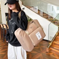 折りたたみトラベルバッグレディース大容量トロリーケースポータブル軽量短距離旅行荷物バッグトラベルバッグ