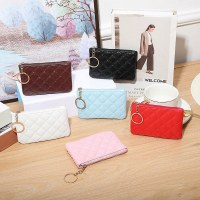 小さなバッグ女性pu小銭入れコインバッグキーコインカードホルダー収納袋