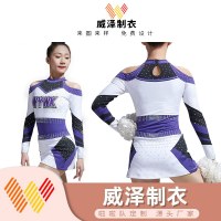 子供向けパフォーマンスサービス学生ゲームラララチームパフォーマンス体操服ボディービルスカート